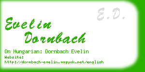 evelin dornbach business card